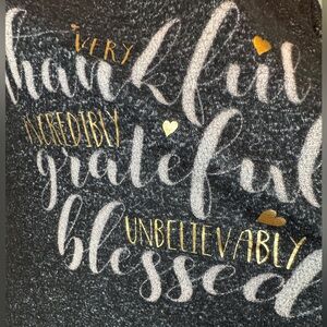 Ava James black marled sweater